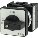Eaton 2 Position 90° Rotary Cam Switch, Knob Actuator, 20A, 690V AC, IP65 Protection, Flush Mount 024639 T0-2-1/E