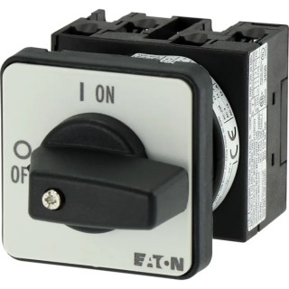 Eaton 2 Position 90° Rotary Cam Switch, Knob Actuator, 20A, 690V AC, IP65 Protection, Flush Mount 024639 T0-2-1/E