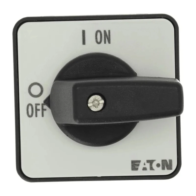 Eaton 2 Position 90° Rotary Cam Switch, Knob Actuator, 20A, 690V AC, IP65 Protection, Flush Mount 024639 T0-2-1/E