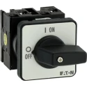Eaton 2 Position 90° Rotary Cam Switch, Knob Actuator, 20A, 690V AC, IP65 Protection, Flush Mount 024639 T0-2-1/E