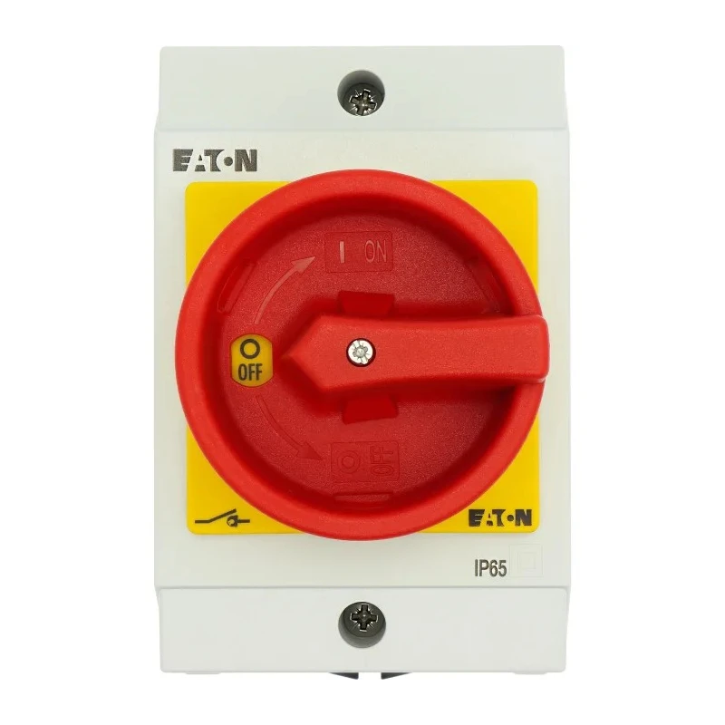 Eaton 3-Pole Surface Mount Isolator Switch, IP65 Rated, 100A Current, 5.5 kW Switching Power, Model IP65