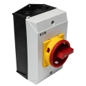 Eaton 3-Pole Surface Mount Isolator Switch IP65, 190A, 13kW, Red Handle, P1-25 Series 
