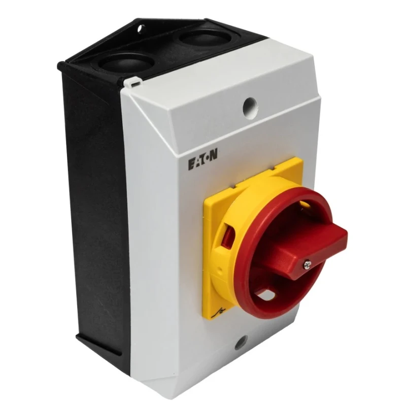 Eaton 3-Pole Surface Mount Isolator Switch IP65, 190A, 13kW, Red Handle, P1-25 Series 
