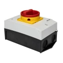 Eaton 3-Pole Surface Mount Isolator Switch IP65, 190A, 13kW, Red Handle, P1-25 Series 