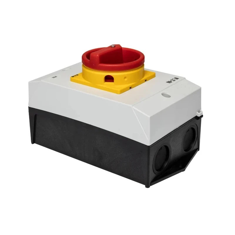 Eaton 3-Pole Surface Mount Isolator Switch IP65, 190A, 13kW, Red Handle, P1-25 Series 