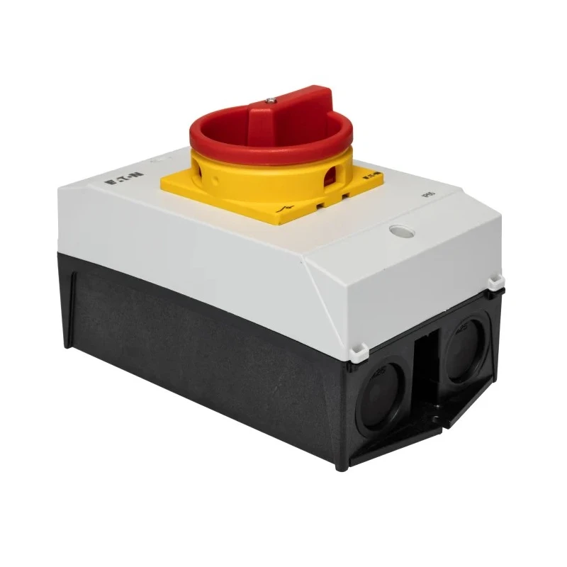 Eaton 3-Pole Surface Mount Isolator Switch IP65, 190A, 13kW, Red Handle, P1-25 Series 