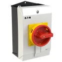 Eaton 3+N-Pole Surface Isolator Switch IP65, 32A, 15 kW, Red Handle, Screw Terminal 