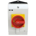 Eaton 3+N-Pole Surface Isolator Switch IP65, 32A, 15 kW, Red Handle, Screw Terminal 