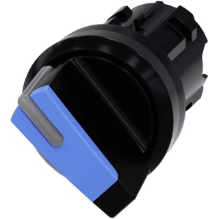 Siemens SIRIUS ACT 3SU10 Series 2 Position Illuminated Selector Switch Head, 22 mm Cutout, IP66, IP67 3SU1002-2BF50-0AA0