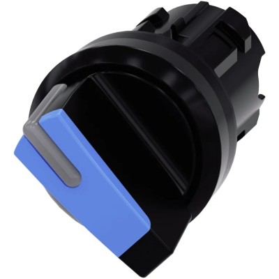 Siemens SIRIUS ACT 3SU10 Series 2 Position Illuminated Selector Switch Head, 22 mm Cutout, IP66, IP67 3SU1002-2BF50-0AA0