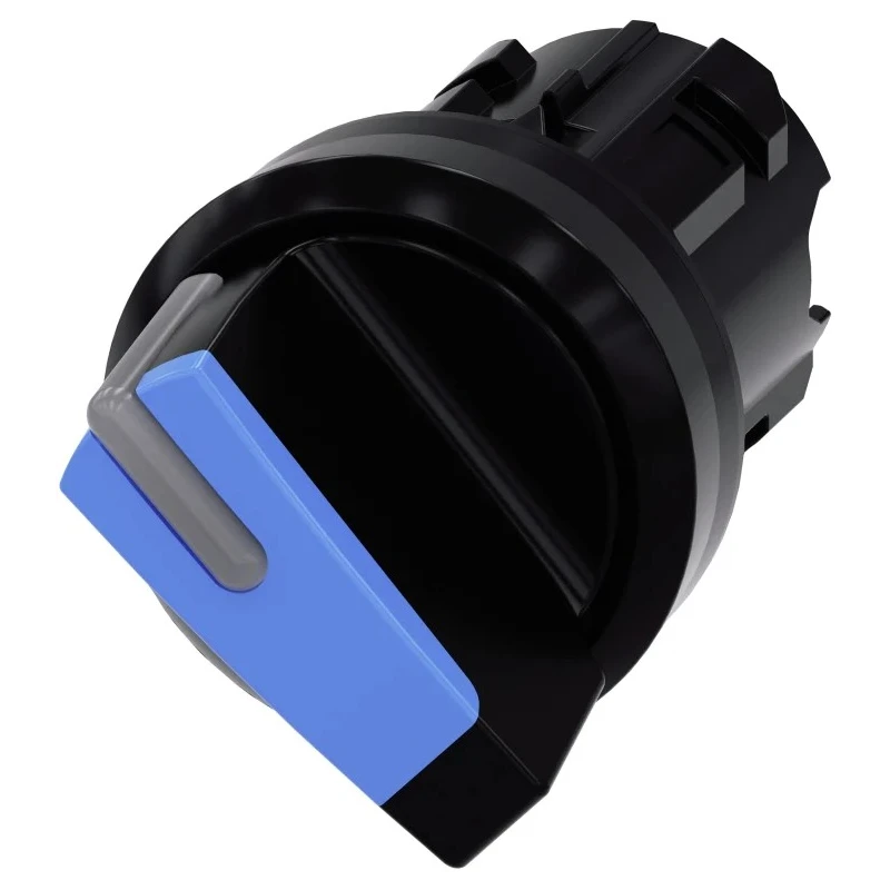 Siemens SIRIUS ACT 3SU10 Series 2 Position Illuminated Selector Switch Head, 22 mm Cutout, IP66, IP67 3SU1002-2BF50-0AA0