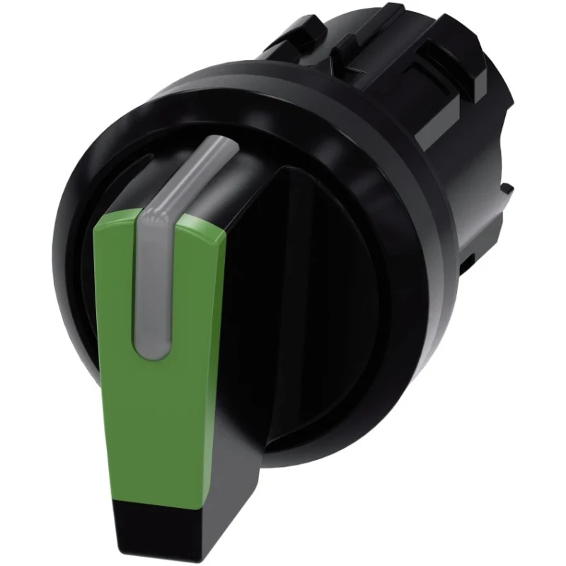 Siemens SIRIUS ACT 3SU10 Series 3 Position Illuminated Selector Switch Head 22 mm Cutout IP67 IP66 IP69K 3SU1002-2BL40-0AA0