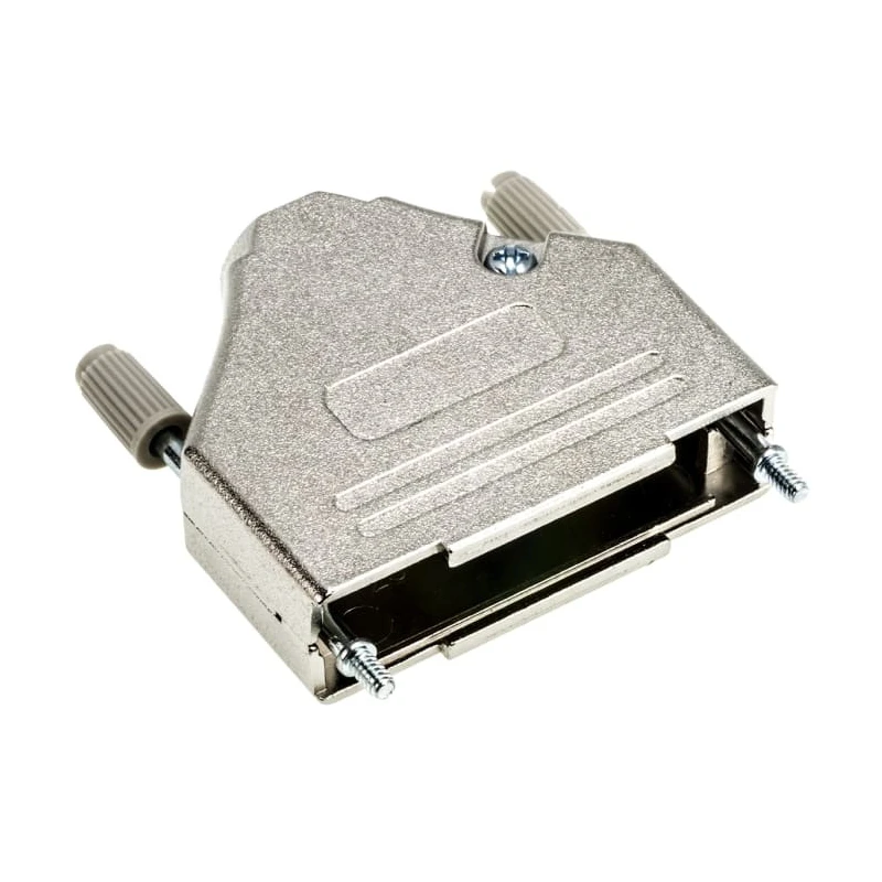 MH Connectors MHDTZK25-RA-PC-K MHDTZK-RA Series Zinc Straight D-Sub Backshell 25 Way Strain Relief