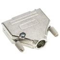MH Connectors MHDTZK25-RA-PC-K MHDTZK-RA Series Zinc Straight D-Sub Backshell 25 Way Strain Relief