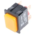 Marquardt Illuminated Push Button Switch Panel Mount Orange DPST IP67 1660.0201
