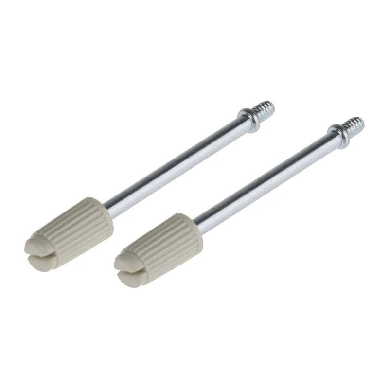 MH Connectors MHDTZK-RA Series Zinc Straight D-Sub Backshell, 9 Way, Nickel Plated MHDTZK9-RA-PC-K