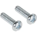 MH Connectors MHDTZK-RA Series Zinc Straight D-Sub Backshell, 9 Way, Nickel Plated MHDTZK9-RA-PC-K