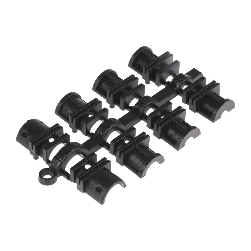 MH Connectors MHDTZK-RA Series Zinc Straight D-Sub Backshell, 9 Way, Nickel Plated MHDTZK9-RA-PC-K
