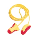 Honeywell Safety Laser Lite Series Pink, Yellow Disposable Corded Ear Plugs 35 dB Rating 3301106