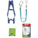 Kaba Safety Harness Kit with Shock-Absorbing Lanyard 2 m, Polyester Material, EN 361 + EN 355 1031433