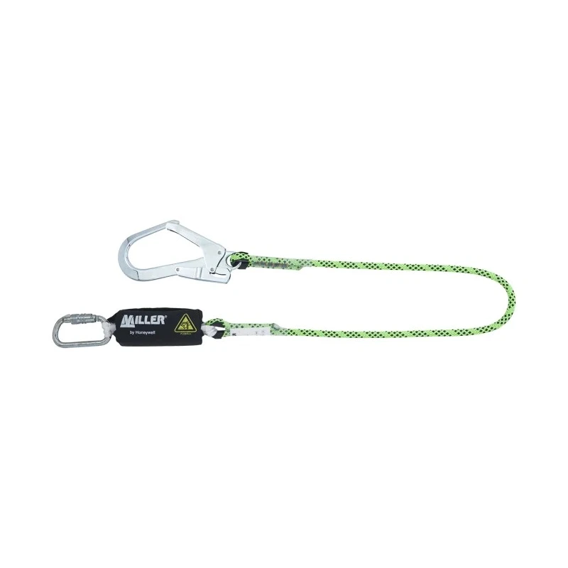 Kaba Fall Arrest Lanyard with Polyester Sheath and Polyamide Core, Twist Lock Karabiner, 1.5 m 1032373
