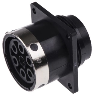 ITT Cannon Industrial Circular Connector, 7 Contacts, Panel Mount, Socket Female, IP65, 250V TR1807RFS1NB / 192990-1300