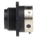 ITT Cannon Circular Connector 12 Contacts Panel Mount Socket Female IP65 Nylon Housing Trident TR1412RFS1NB / 192922-1210