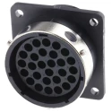 ITT Cannon Circular Connector Panel Mount Socket Female 28 Contacts 250V 16A IP65 TR2028RFS1NB / 192922-1230