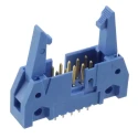 TE Connectivity AMP-LATCH Series Straight Through Hole PCB Header, 10 Contacts, 2.54 mm Pitch, 2 Row, Shrouded 2-5499206-1