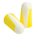 Honeywell Safety Disposable White, Yellow Polyurethane Ear Plugs Uncorded 33 dB SNR 200 Pairs 1005073