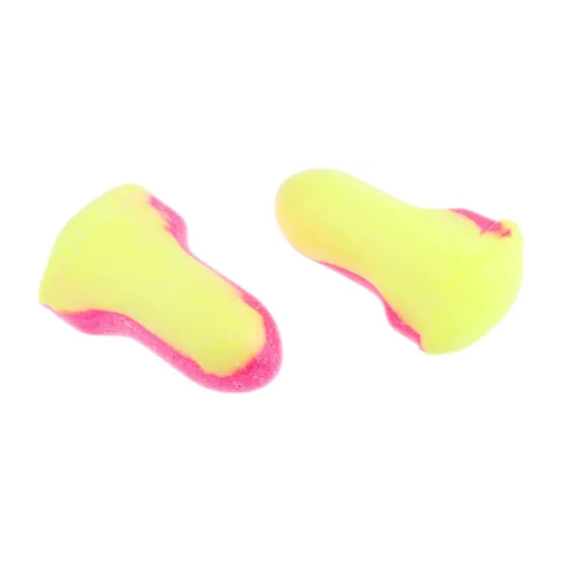 Honeywell Safety Laser Lite Series Pink, Yellow Disposable Ear Plugs 35 dB Rating 3301105