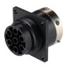 ITT Cannon Circular Connector 7 Contacts Panel Mount Socket Male IP65 Trident Ringlock Series TR1807RMS1NB / 192990-1360