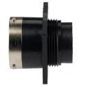 ITT Cannon Circular Connector 7 Contacts Panel Mount Socket Male IP65 Trident Ringlock Series TR1807RMS1NB / 192990-1360