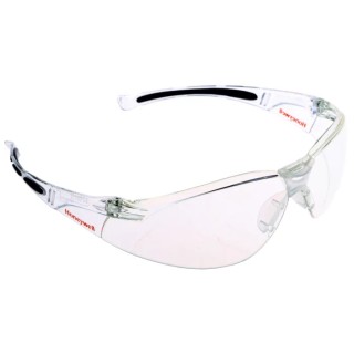 North Safety Glasses Clear Polycarbonate Lens Abrasion Resistant EN166 Standard A800 1015369