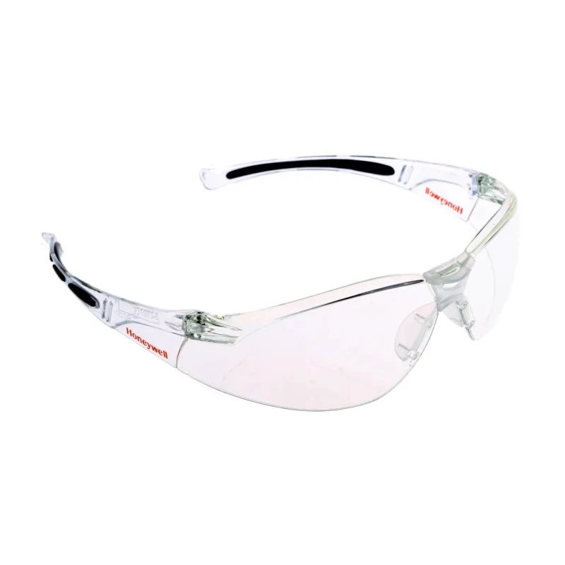 North Safety Glasses Clear Polycarbonate Lens Abrasion Resistant EN166 Standard A800 1015369
