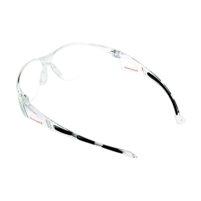 North Safety Glasses Clear Polycarbonate Lens Abrasion Resistant EN166 Standard A800 1015369
