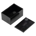 OKW Black Thermoplastic Potting Box with Lid, 30 mm Length, 20 mm Width, 15 mm Height AS052810
