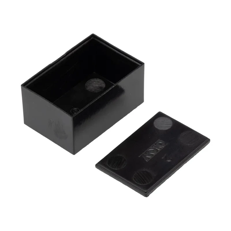 OKW Black Thermoplastic Potting Box with Lid, 30 mm Length, 20 mm Width, 15 mm Height AS052810