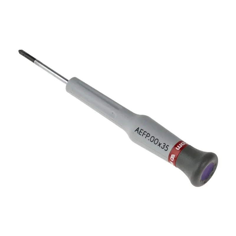 Facom Standard PH00 Tip Precision Screwdriver 35 mm Blade, 117 mm Overall 