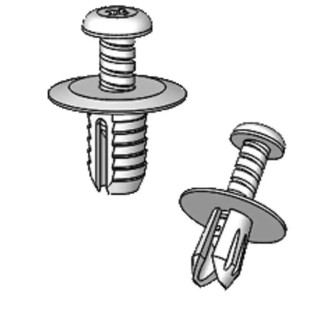 Essentra Nylon Snap Rivet 8 mm Diameter, 14 mm Length, Plain Finish USR-1133
