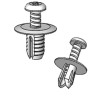 Essentra Nylon Snap Rivet 8 mm Diameter, 14 mm Length, Plain Finish USR-1133