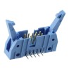 TE Connectivity AMP-LATCH Series Right Angle Through Hole PCB Header 10 Contacts 2.54mm Pitch 2 Row Shrouded 2-5499141-1