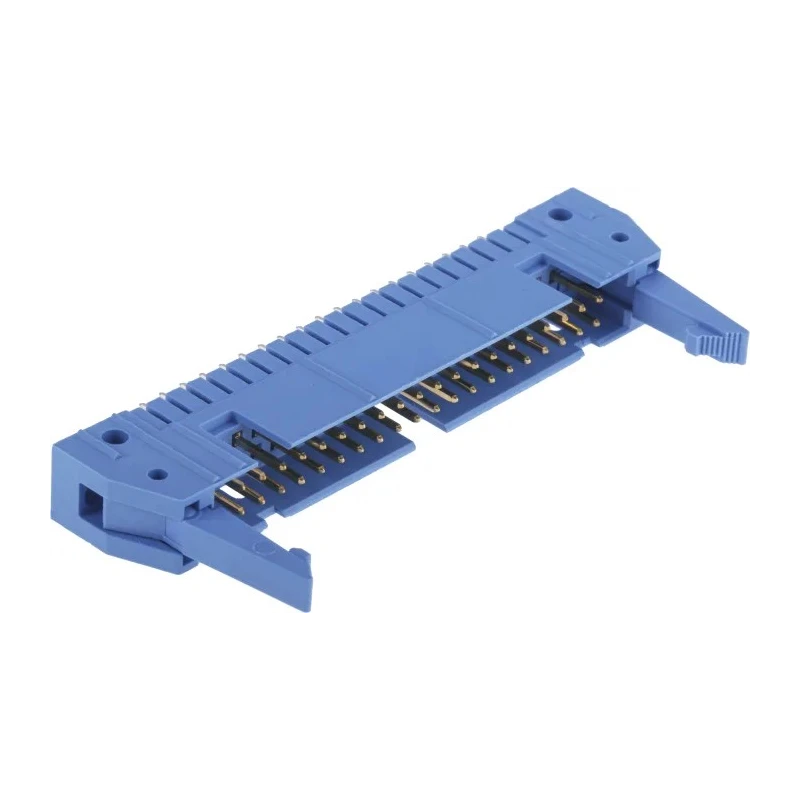 TE Connectivity AMP-LATCH Series Straight Through Hole PCB Header, 40 Contacts, 2.54 mm Pitch, 2 Row, Shrouded 2-5499206-9