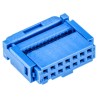 TE Connectivity 14-Way IDC Connector Female Cable Mount Shrouded Right Angle 250V 1A AMP-LATCH 622 Series 2-1658527-2
