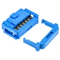 TE Connectivity 14-Way IDC Connector Female Cable Mount Shrouded Right Angle 250V 1A AMP-LATCH 622 Series 2-1658527-2