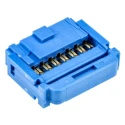 TE Connectivity 14-Way IDC Connector Female Cable Mount Shrouded Right Angle 250V 1A AMP-LATCH 622 Series 2-1658527-2