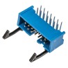 TE Connectivity AMP-LATCH Series Right Angle Through Hole PCB Header, 14 Contacts, 2.54 mm Pitch, 2 Row, Shrouded 2-1761607-5