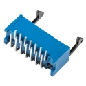 TE Connectivity AMP-LATCH Series Right Angle Through Hole PCB Header, 14 Contacts, 2.54 mm Pitch, 2 Row, Shrouded 2-1761607-5