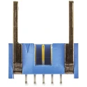TE Connectivity AMP-LATCH Series Right Angle Through Hole PCB Header, 10 Contacts, 2.54 mm Pitch, 2 Row, Shrouded 2-1761607-3