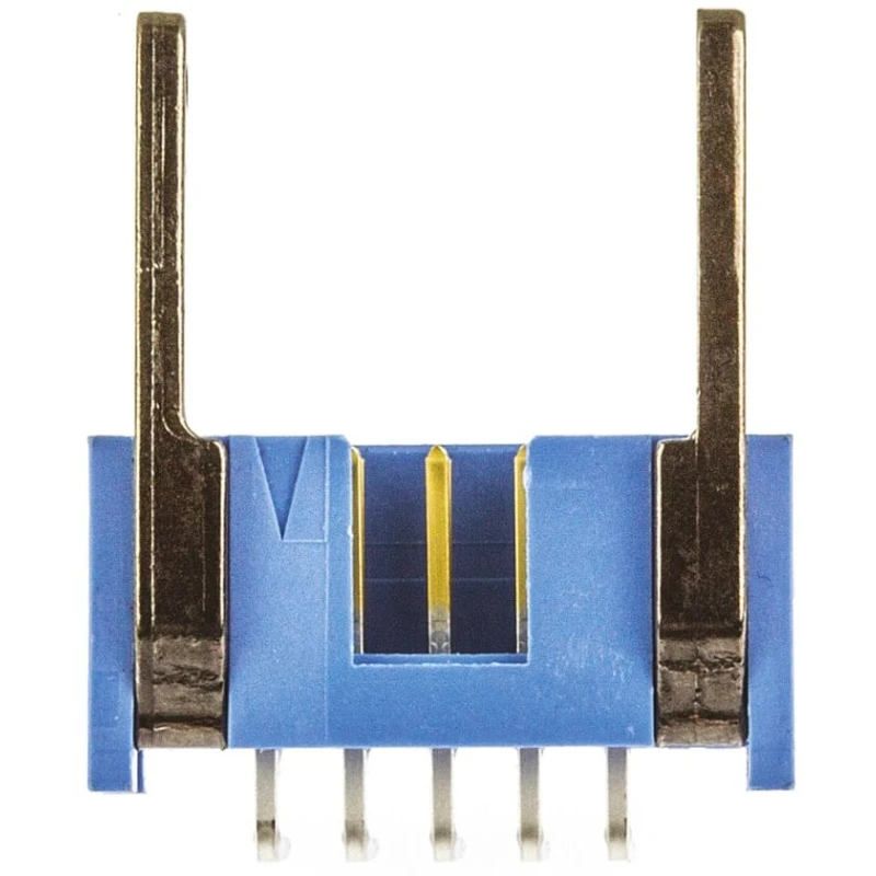 TE Connectivity AMP-LATCH Series Right Angle Through Hole PCB Header, 10 Contacts, 2.54 mm Pitch, 2 Row, Shrouded 2-1761607-3